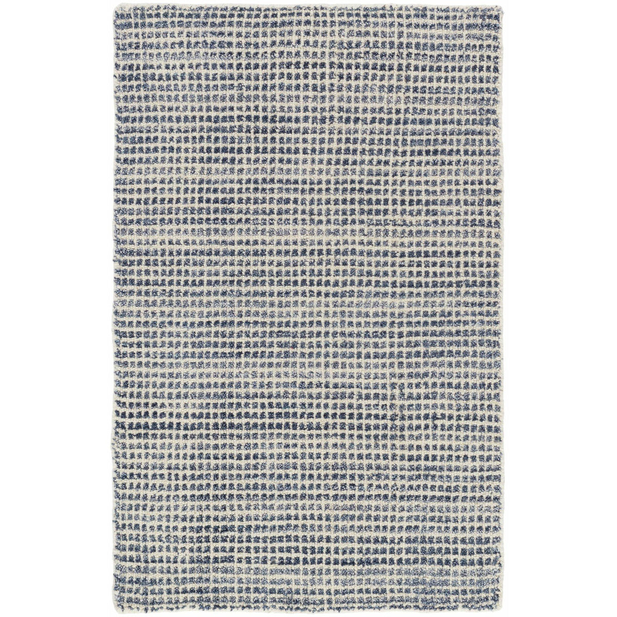 Dash & Albert Homer Blue Loom Knotted Wool/Viscose Rug A Cottage in the City