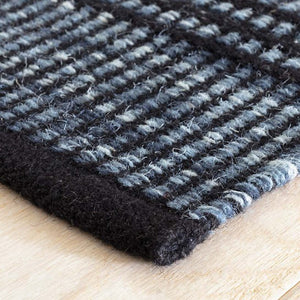 Dash & Albert Malta Navy Woven Wool Rug