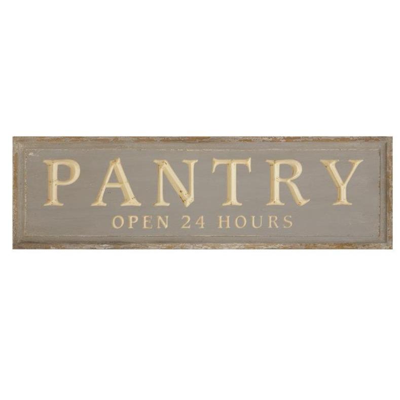 Distressed Wood Pantry Sign