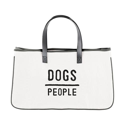 Dogs/People Canvas Tote