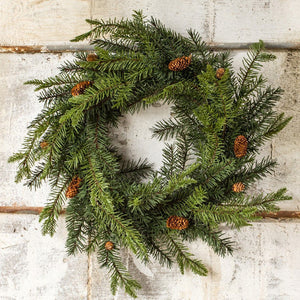 Douglas Fir Wreath With Pinecones