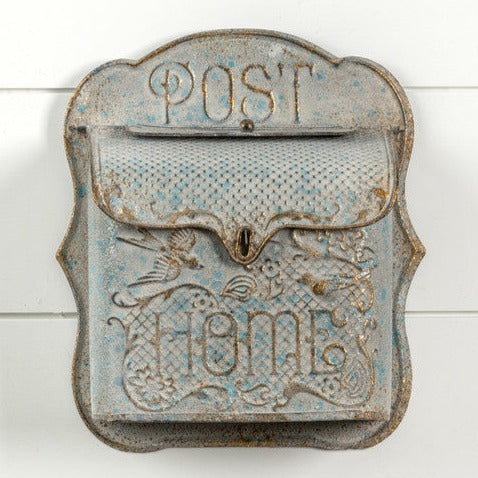 Embossed Metal Home Mail Box