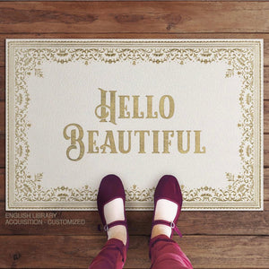 English Library Acquisition Customized Vinyl Mat