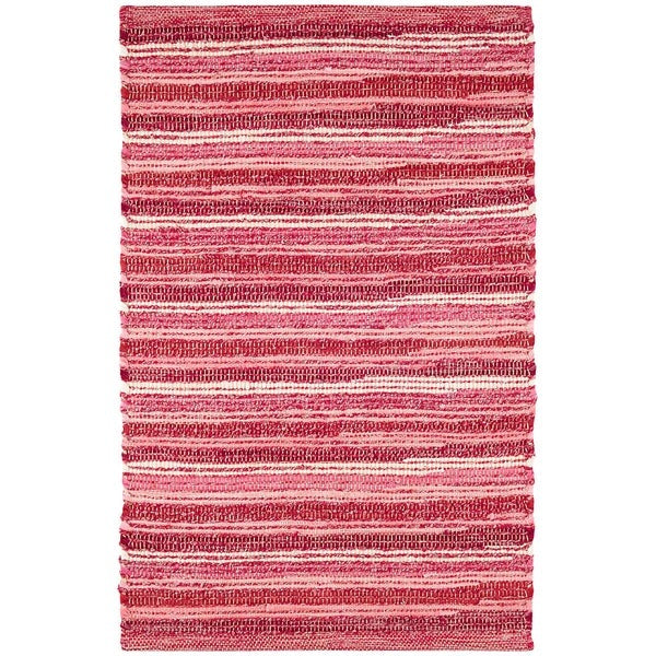 Francisco Pink Handwoven Cotton Rug