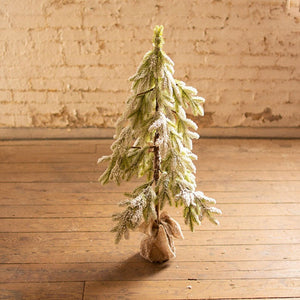 Frosted Faux Rustic Christmas Tree