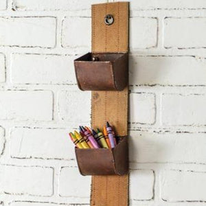 Hanging Utility Belt With Metal Pockets