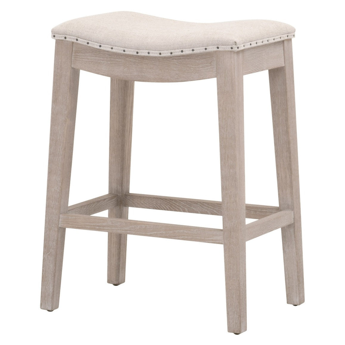 Harper Bisque French Linen Counter Stool