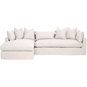 Haven 110" Lounge Slipcover LF Sectional
