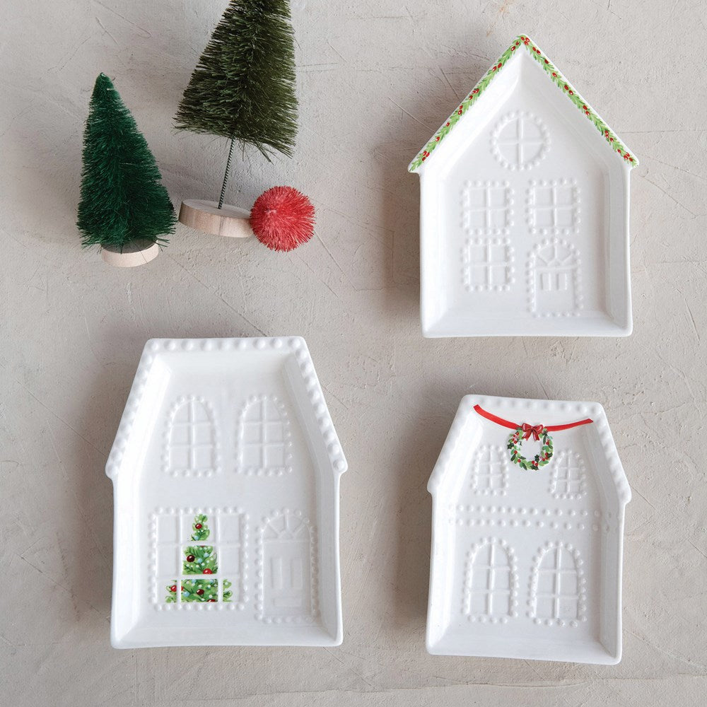 Home For The Holidays Embossed Plate
