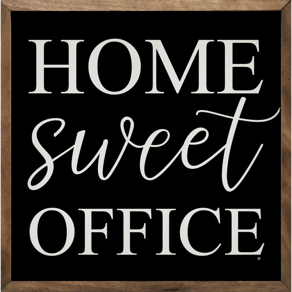 Home Sweet Office Wood Framed Print