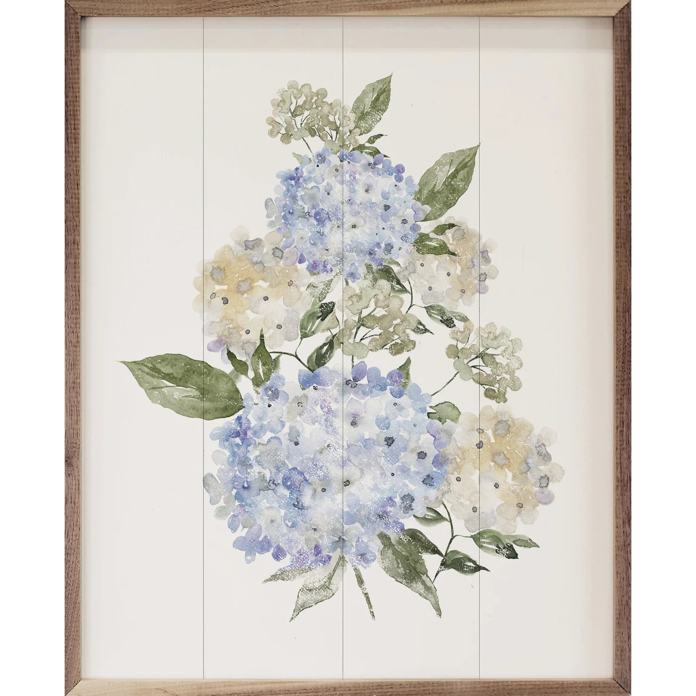 Hydrangea Bouquet Wood Framed Print