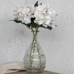 Ivory White Hydrangea Stem