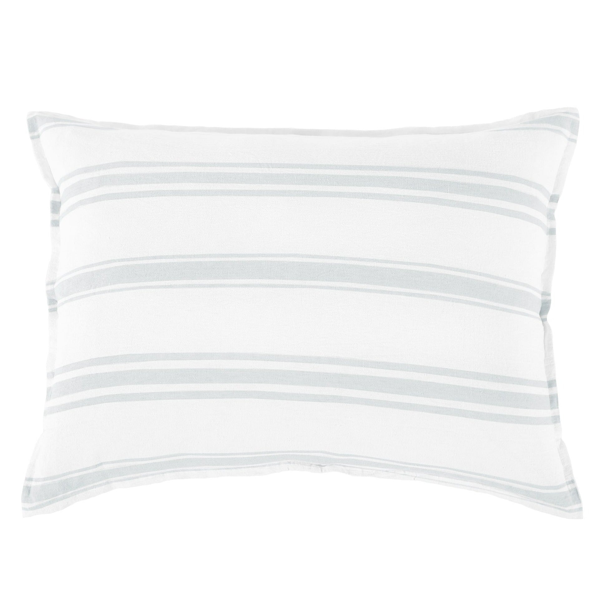 Jackson White/Ocean Big Pillow by Pom at Home