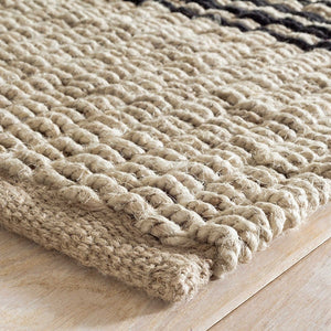 black wool rug