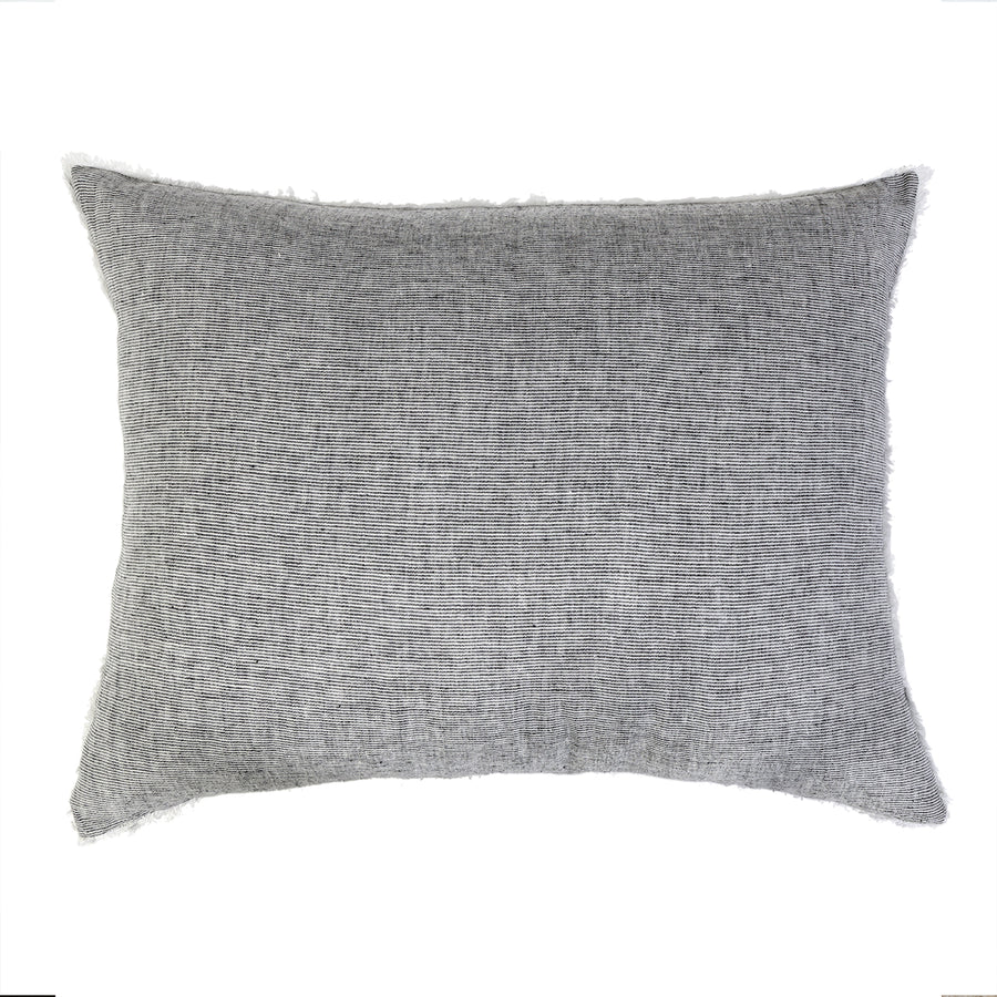 Logan Charcoal Big Pillow by Pom Pom at Home