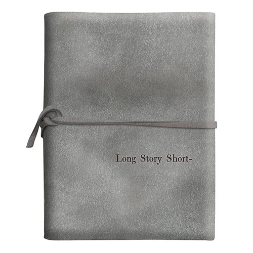 Long Story Short Grey Suede Journal