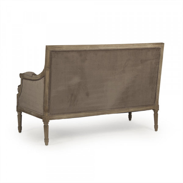 Louis Velvet Settee