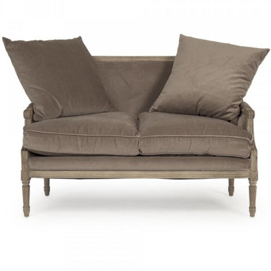 Louis Velvet Settee
