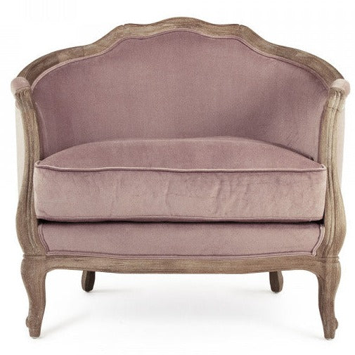 Maison Rose Velvet Club Chair