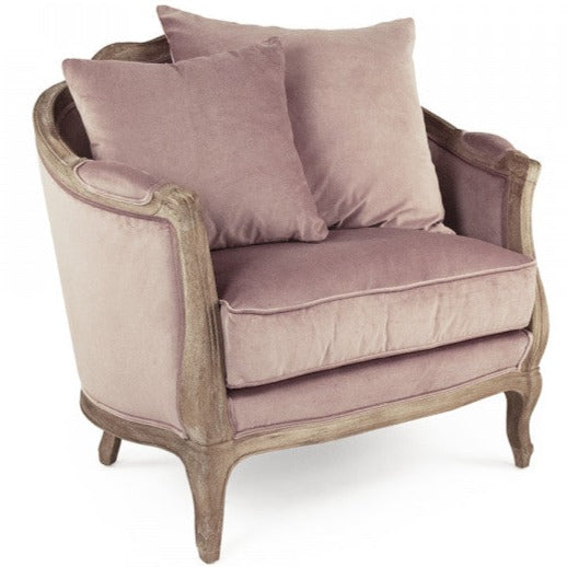 Maison Rose Velvet Club Chair