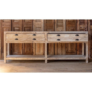 Map Drawer Console Table