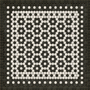Mosaic C Catherine Street Vinyl Floor Cloth
