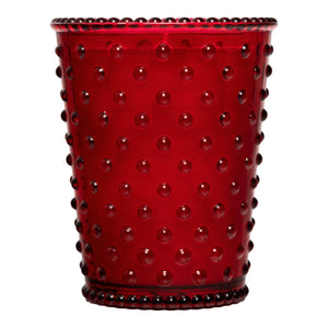 No. 29 Reindeer Hobnail Glass Candle