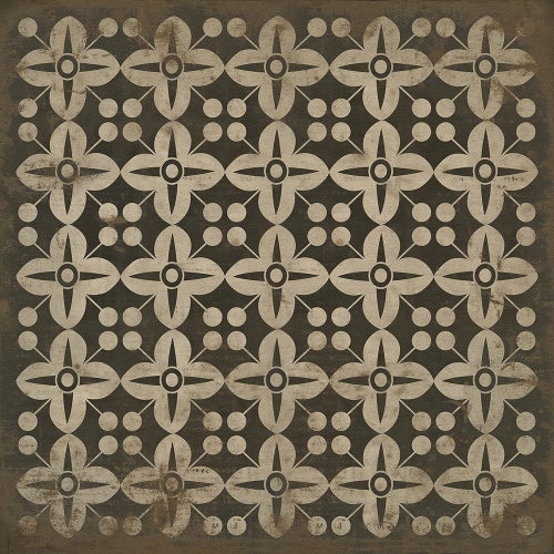 Pattern 03 There&#39;s No Place Like Home Vinyl Floor Cloth