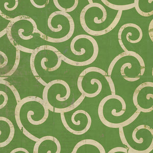 Pattern 04 The Sea of Green Vinyl Floor Cloth