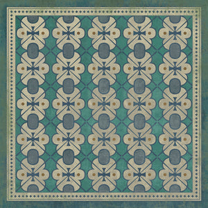 Pattern 05 Mrs Hudson Vinyl Floor Cloth