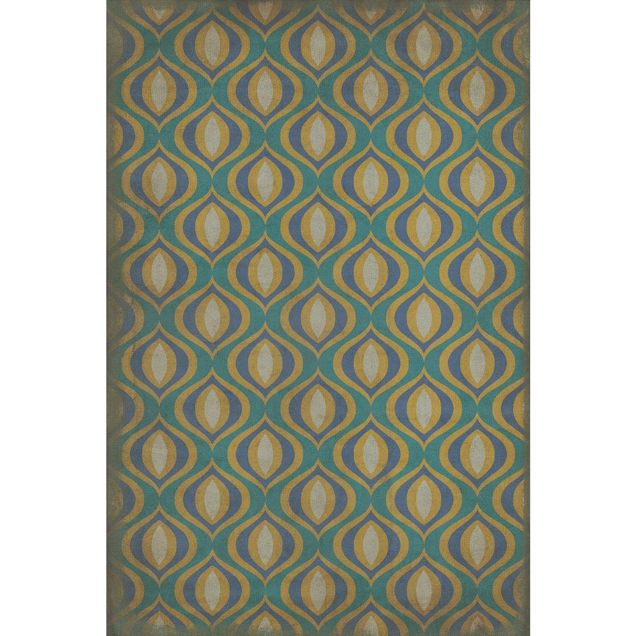 Pattern 15 Atlantis Vinyl Floor Cloth