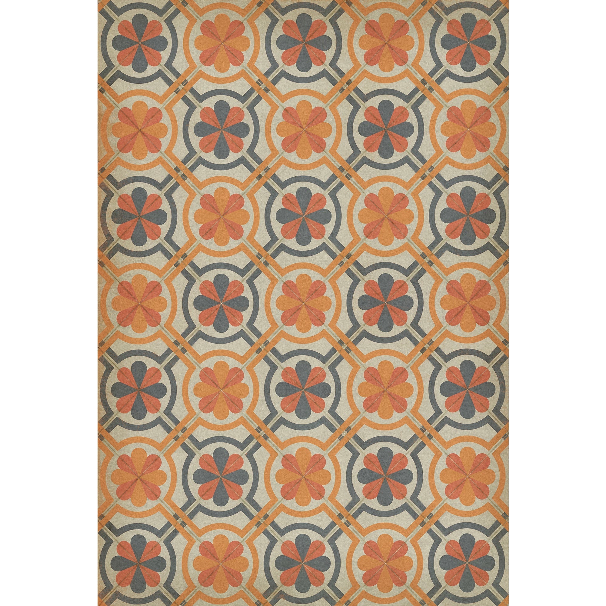 Pattern 19 Newton Vinyl Floor Cloth