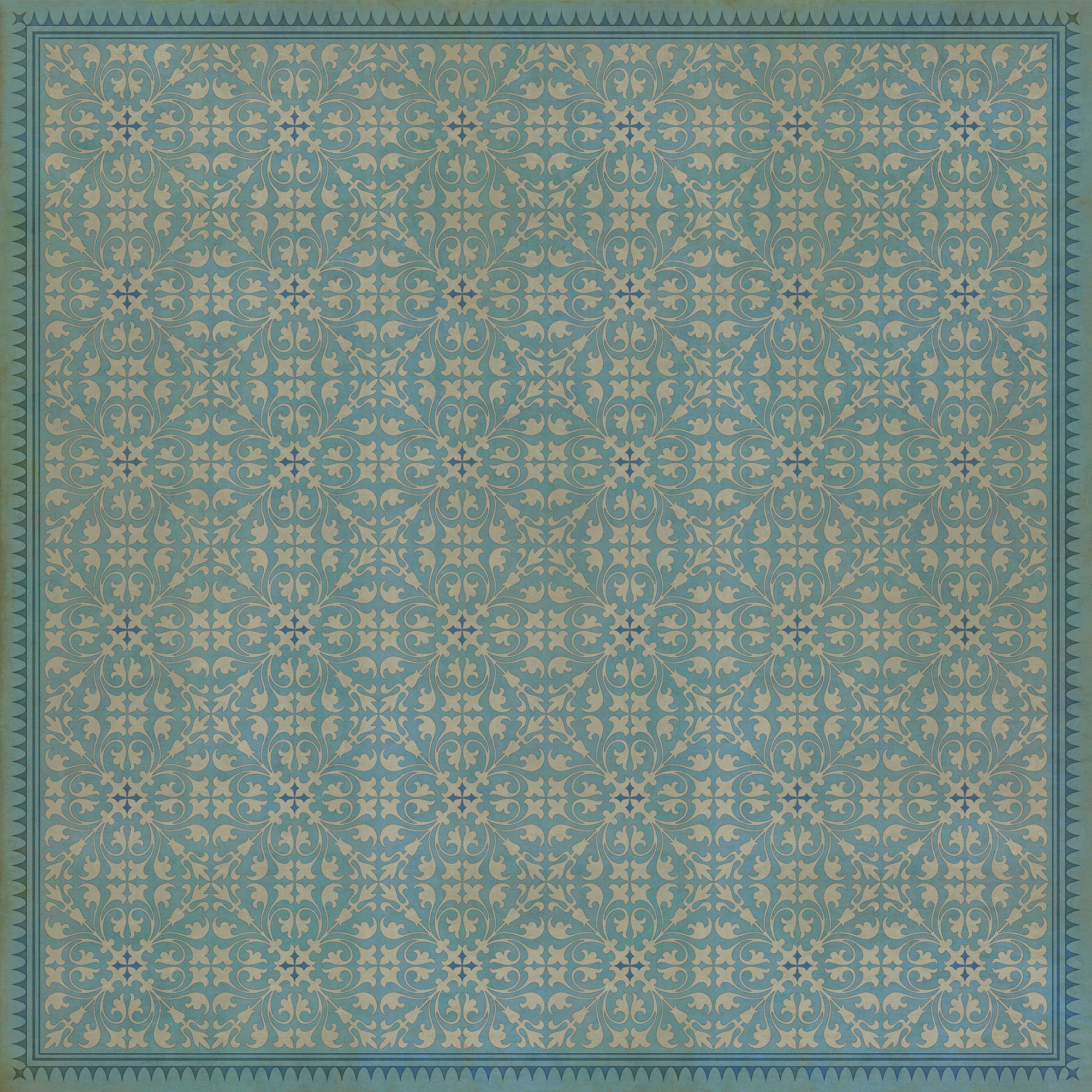 Pattern 21 Through The Looking Glass Vinyl Floor Cloth