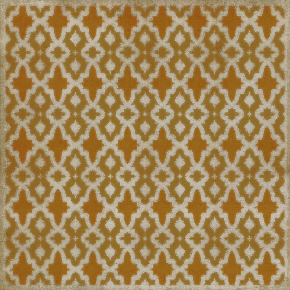 Pattern 31 House Of The Rising Sun Vinyl Floor Cloth