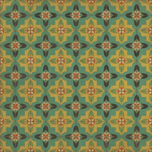 Pattern 33 Ballyhoo Vinyl Floor Cloth
