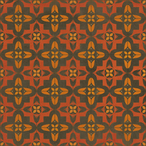 Pattern 33 the Red Baron Vinyl Floor Cloth