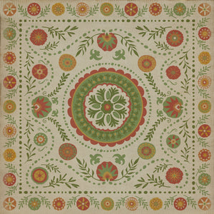 Pattern 38 Winter Vinyl Floor Cloth