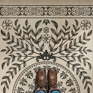 Pattern 40 Drummond Castle Vinyl Floor Cloth