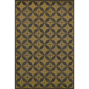 Pattern 54 Cosmic Ray Vinyl Floor Cloth