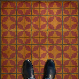 Pattern 54 Mars Rising Vinyl Floor Cloth
