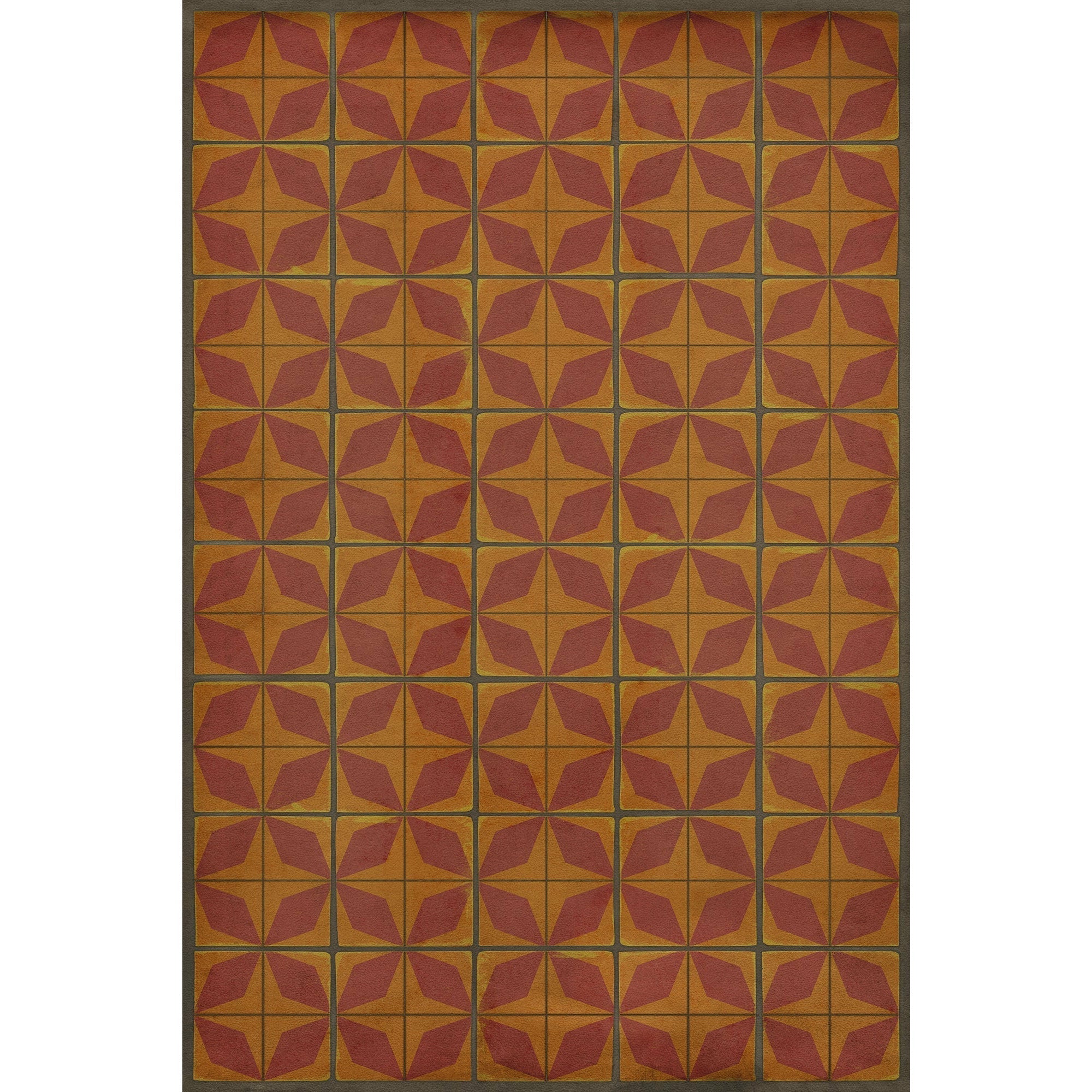 Pattern 54 Mars Rising Vinyl Floor Cloth