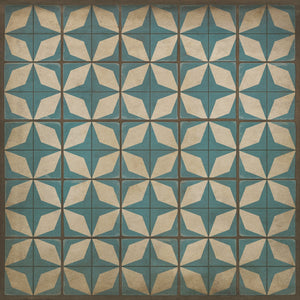 Pattern 54 Satellite Vinyl Floor Cloth
