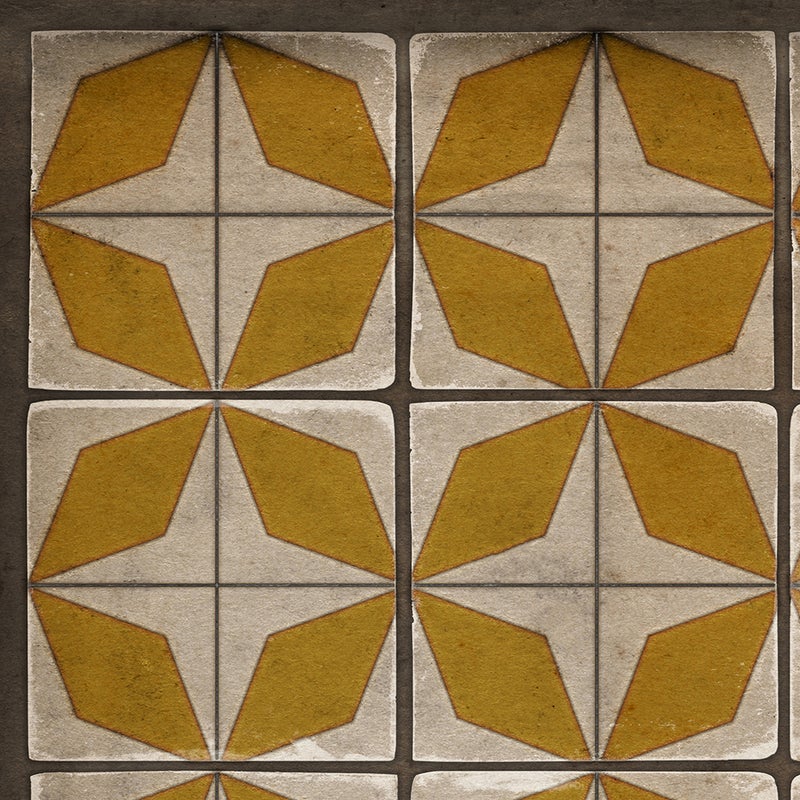 Pattern 54 Solar Panels Vinyl Floor Cloth