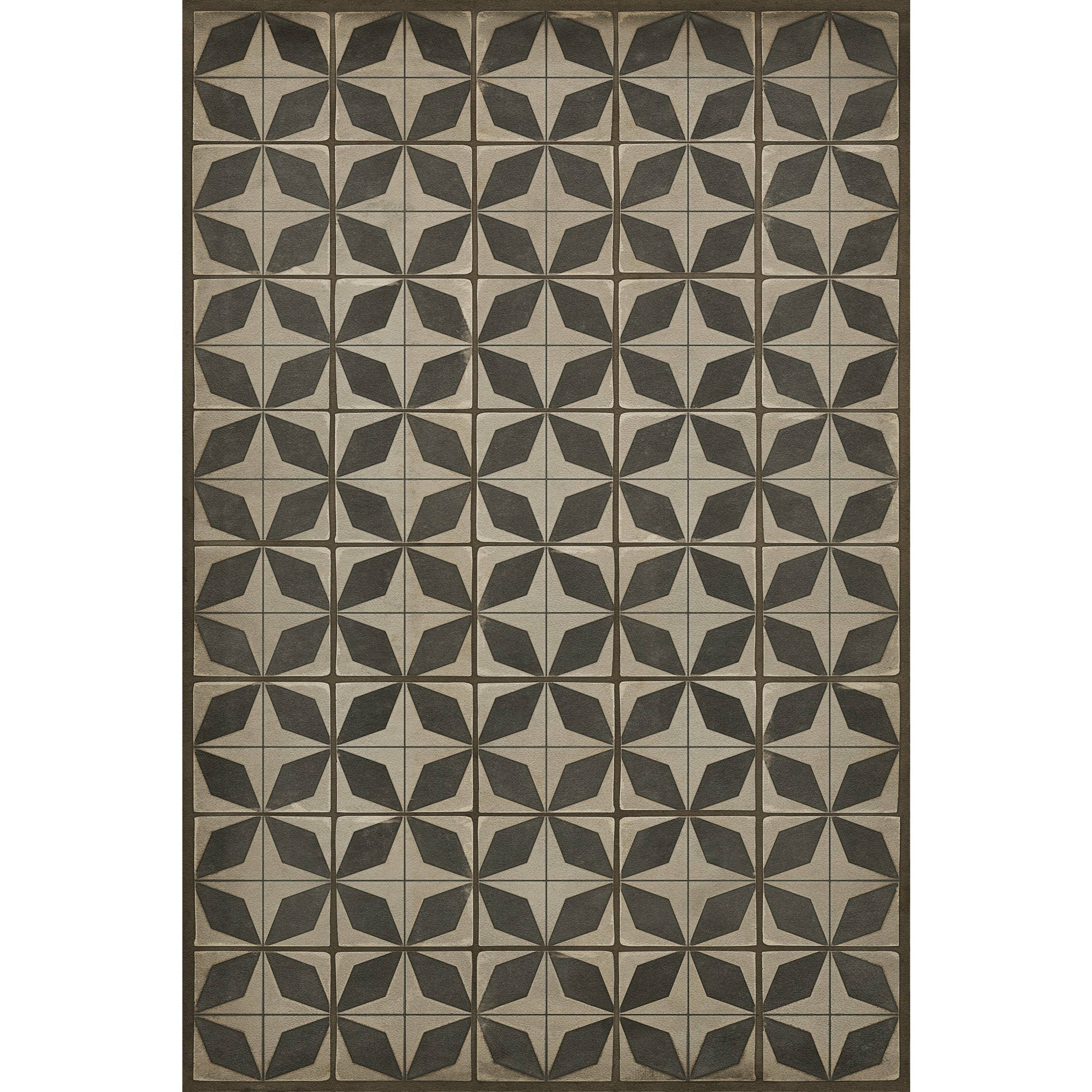 Pattern 54 Sputnik Vinyl Floor Cloth