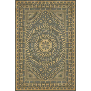 Pattern 75 Consult The Wise Vinyl Floor Cloth
