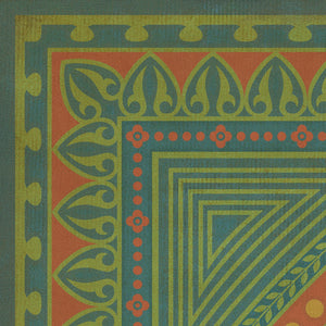 Pattern 75 Guard Friendship Vinyl Floor Cloth