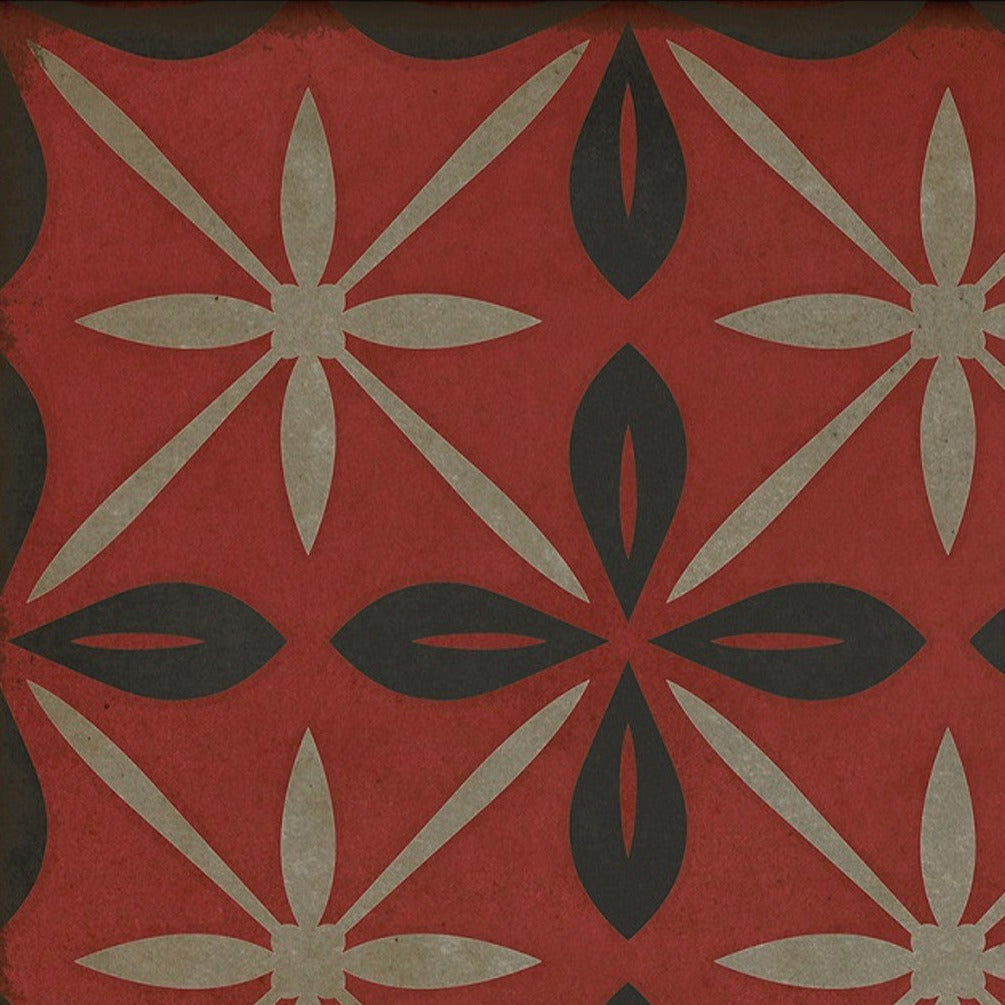 Pattern 81 the Atomic Diner Vinyl Floor Cloth