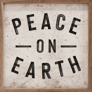 Peace On Earth Framed Print