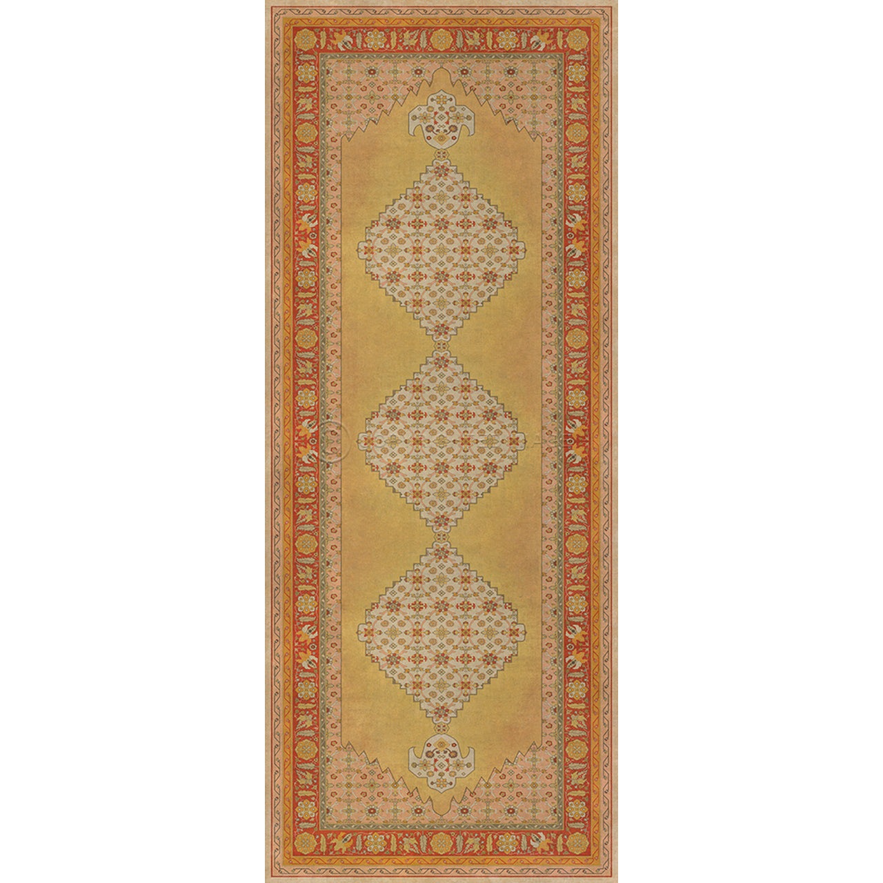 Persian Bazaar Agra Bishan Vinyl Floor Cloth