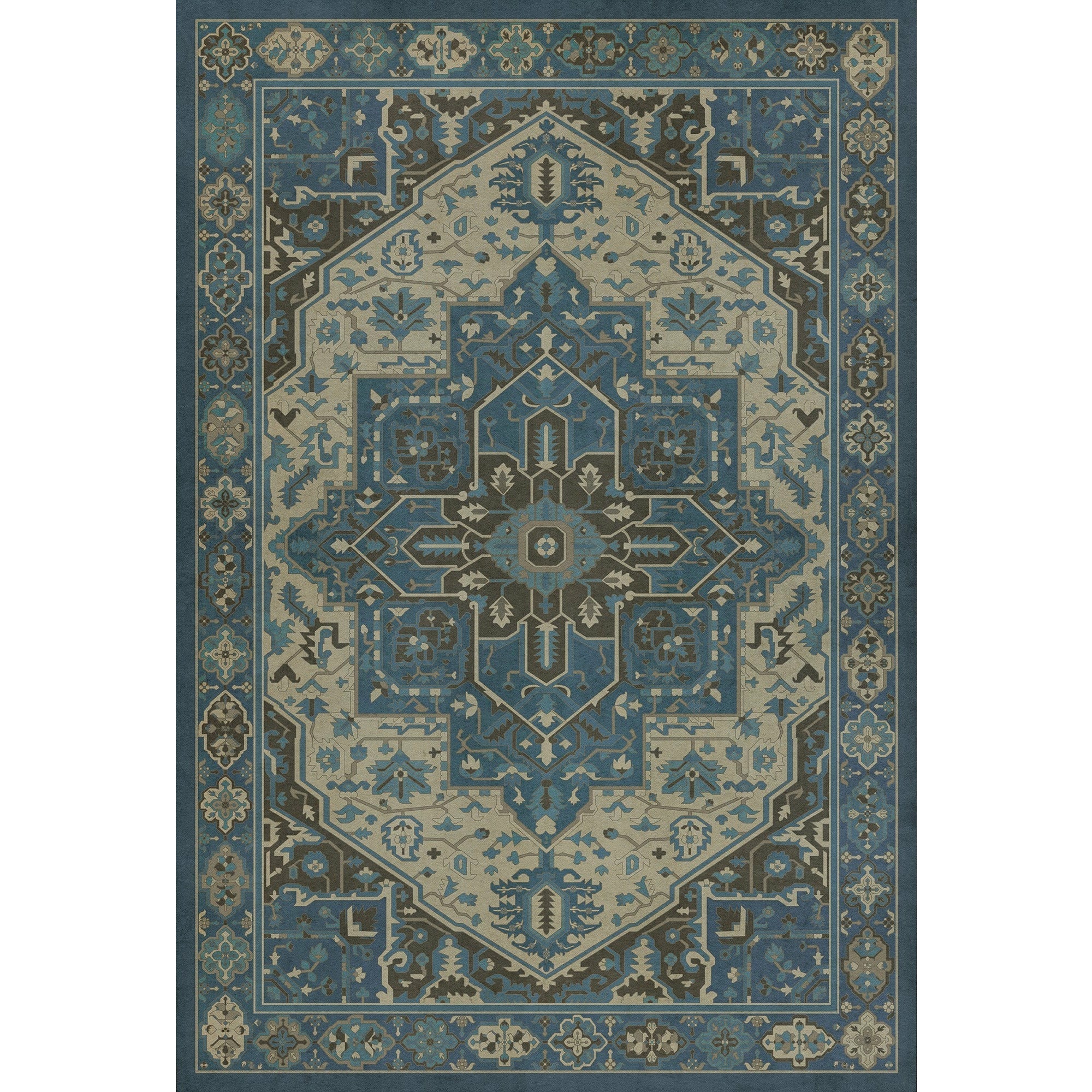 Persian Bazaar Camelot Lancelot Vinyl Floor Cloth